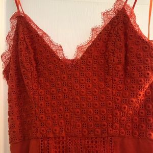 RED saks fifth avenue Other - Coral eyelet romper by RED Saks Fifth Avenue RED saks fifth avenue Other - Coral eyelet romper by RED Saks Fifth Avenue